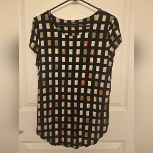2 for 1, Two Colorful Geometric Women's Top